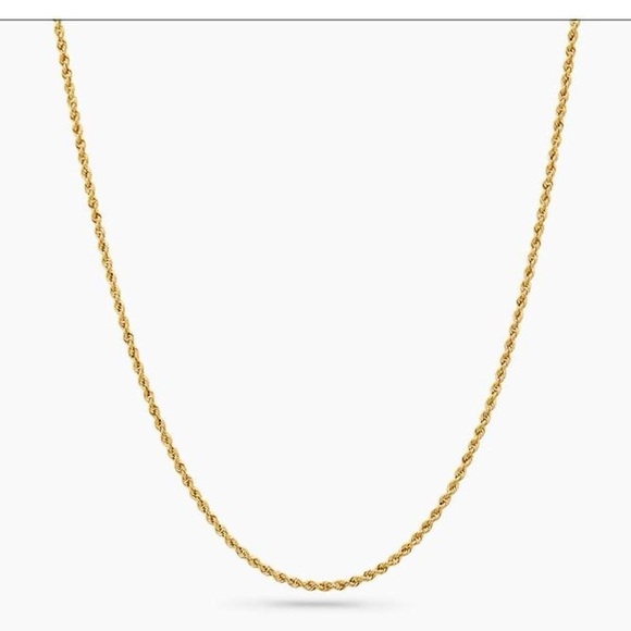 Mejuri Jewelry - Mejuri 14k Gold Rope Twisted Chain Necklace
